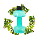 Bouteille d'eau haltère