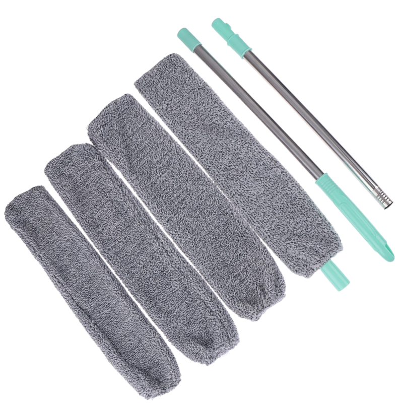 Nettoyeur télescopique de poussière en microfibre