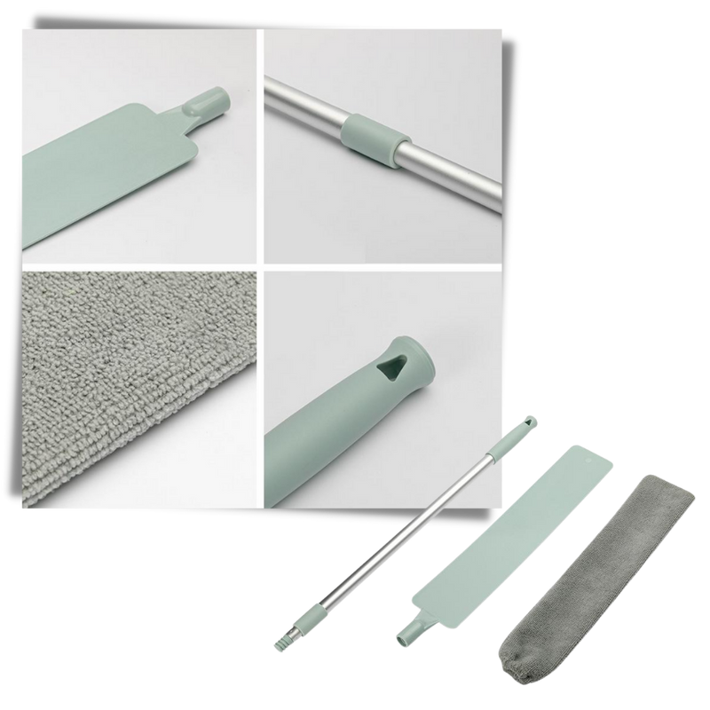 Nettoyeur télescopique de poussière en microfibre