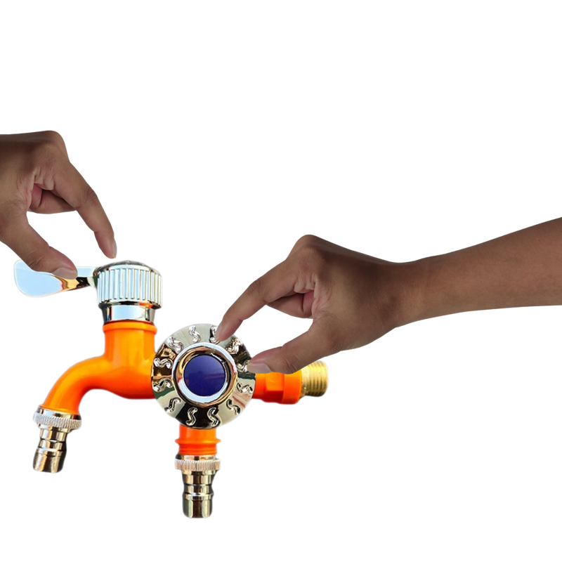 Robinet à double tête