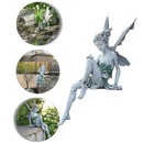 Ornement de jardin en forme de statue de fée