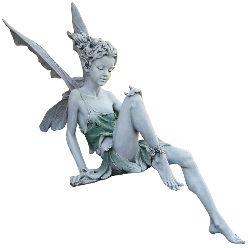 Ornement de jardin en forme de statue de fée