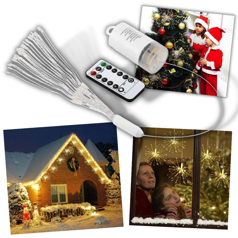 Guirlande de feux d'artifice à LED