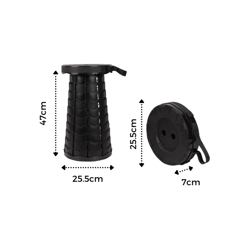 Tabouret rétractable portable