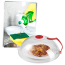 Couvercle protecteur anti-éclaboussures pour micro-ondes