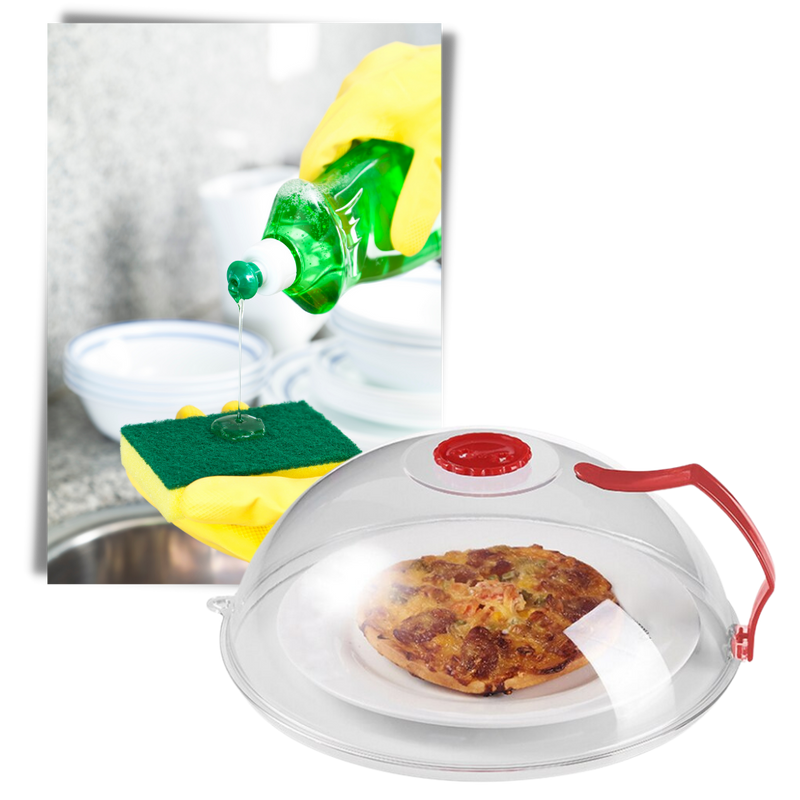 Couvercle protecteur anti-éclaboussures pour micro-ondes