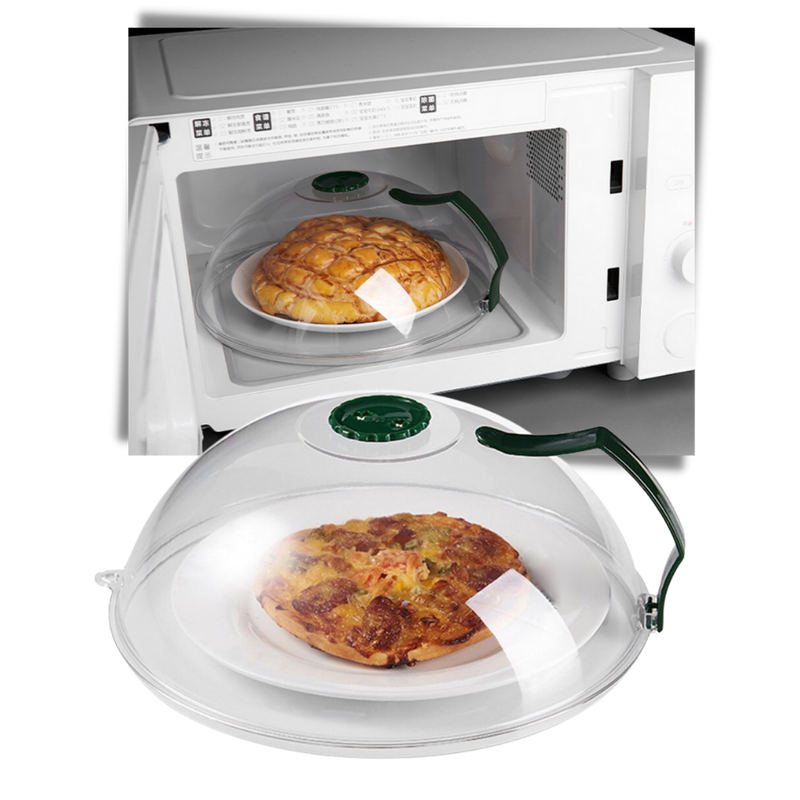 Couvercle protecteur anti-éclaboussures pour micro-ondes