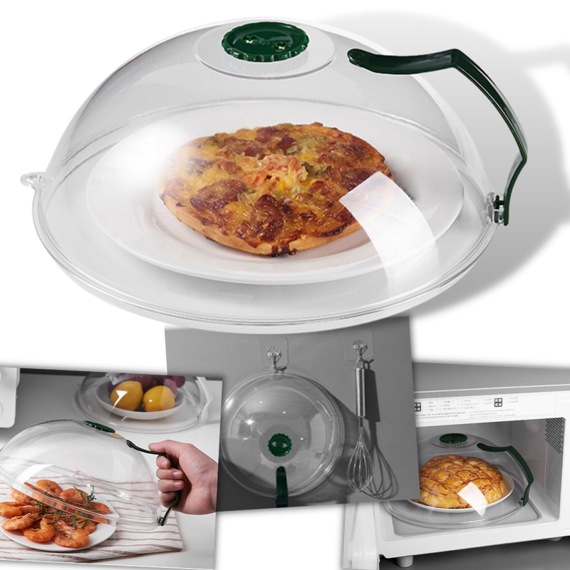 Couvercle protecteur anti-éclaboussures pour micro-ondes