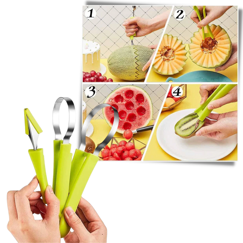 Set d'outils pour découper et trancher les fruits