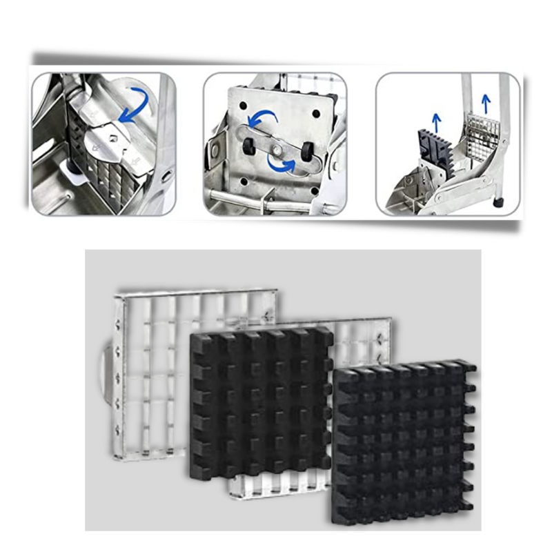 Machine pour couper les frites