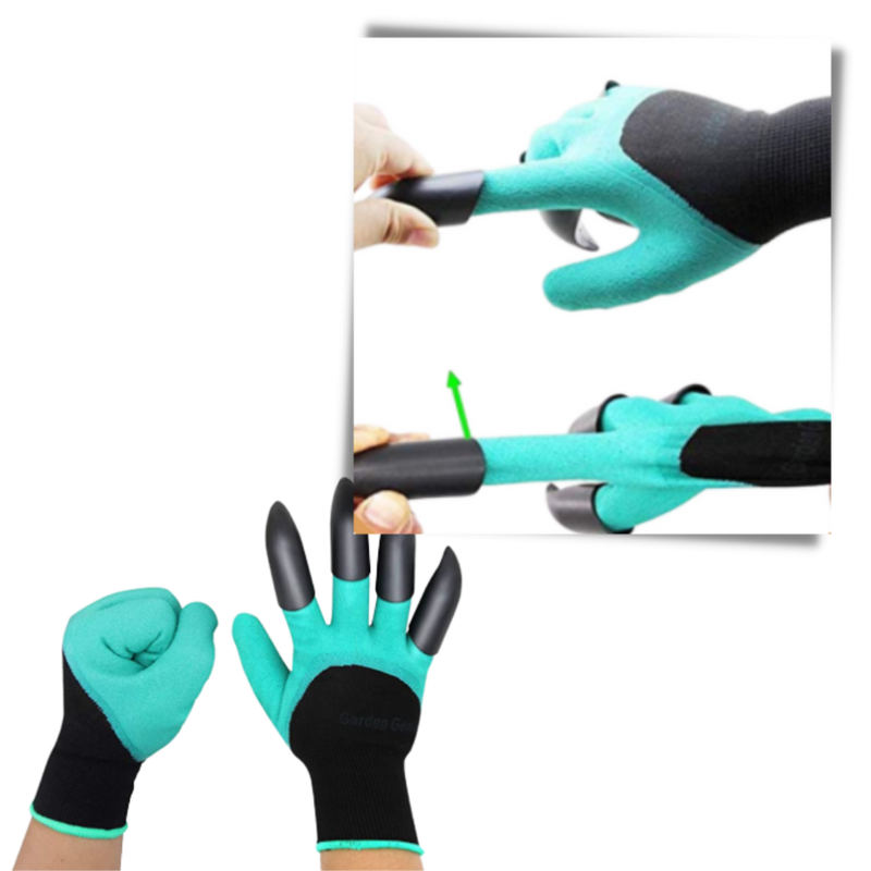 Gants de jardinage avec griffes