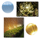 Lumières en forme de feux d'artifice électriques pour le jardin