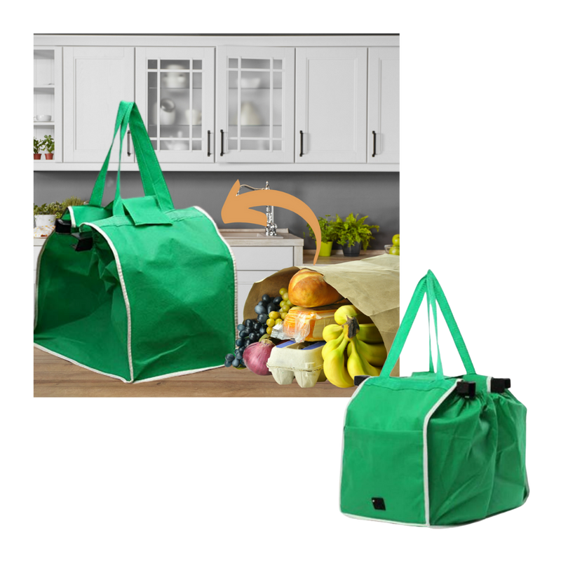 Sac à provisions réutilisable pour chariot