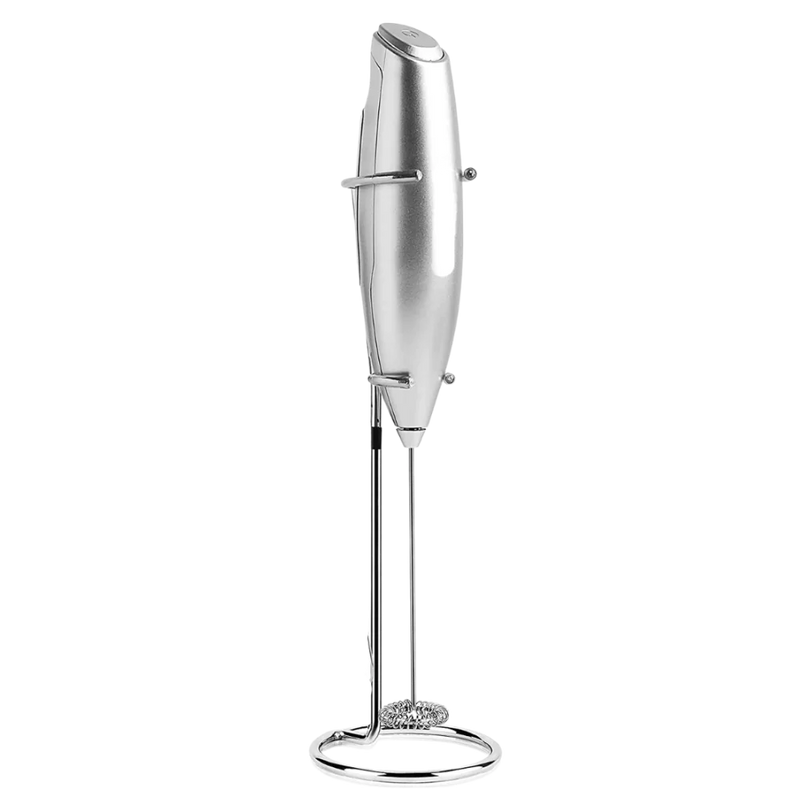 Mousseur à lait électrique à main avec support