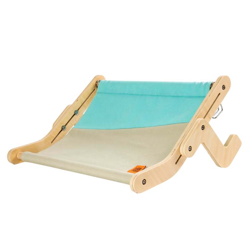 Perchoir de fenêtre en bois pour chat