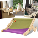 Perchoir de fenêtre en bois pour chat