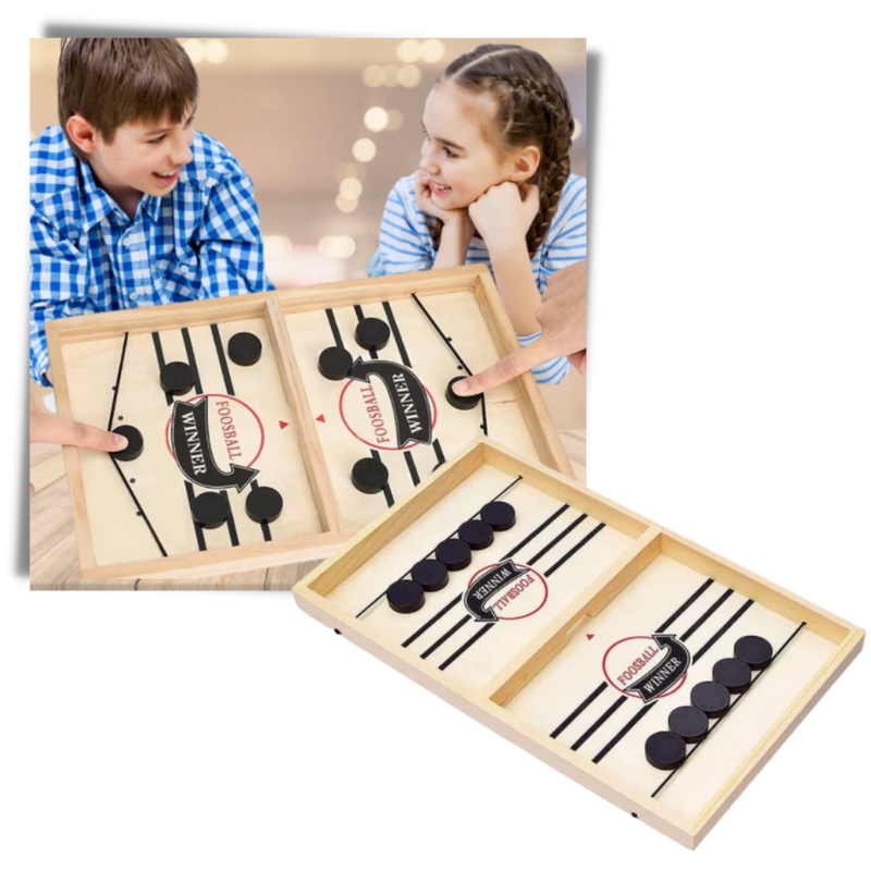 Jeu de hockey sur table en bois