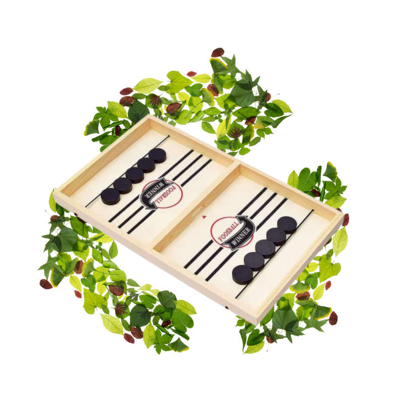 Jeu de hockey sur table en bois