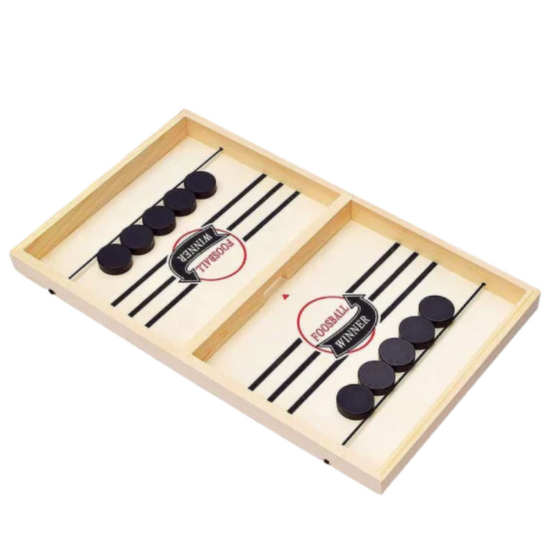 Jeu de hockey sur table en bois