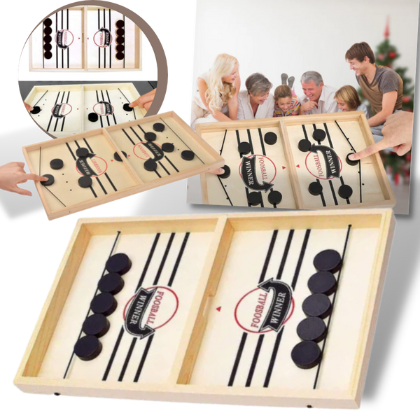 Jeu de hockey sur table en bois