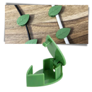 Lot de 20 attaches adhésives en forme de feuille