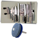 Set d'affûtage de lames rotatif