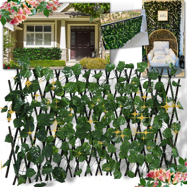 Clôture végétale artificielle rétractable