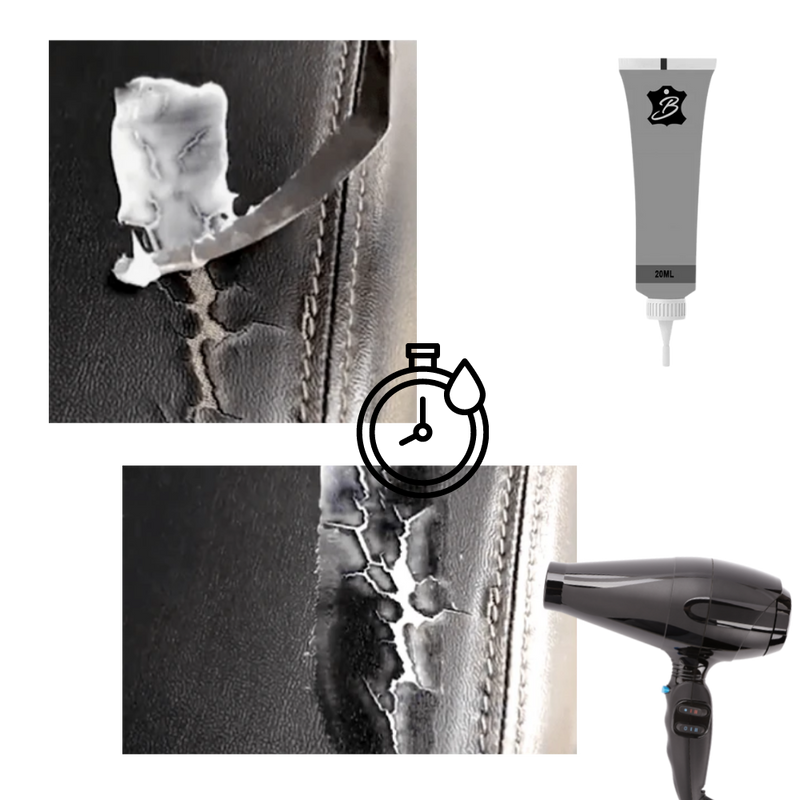 Gel de réparation rapide pour le cuir