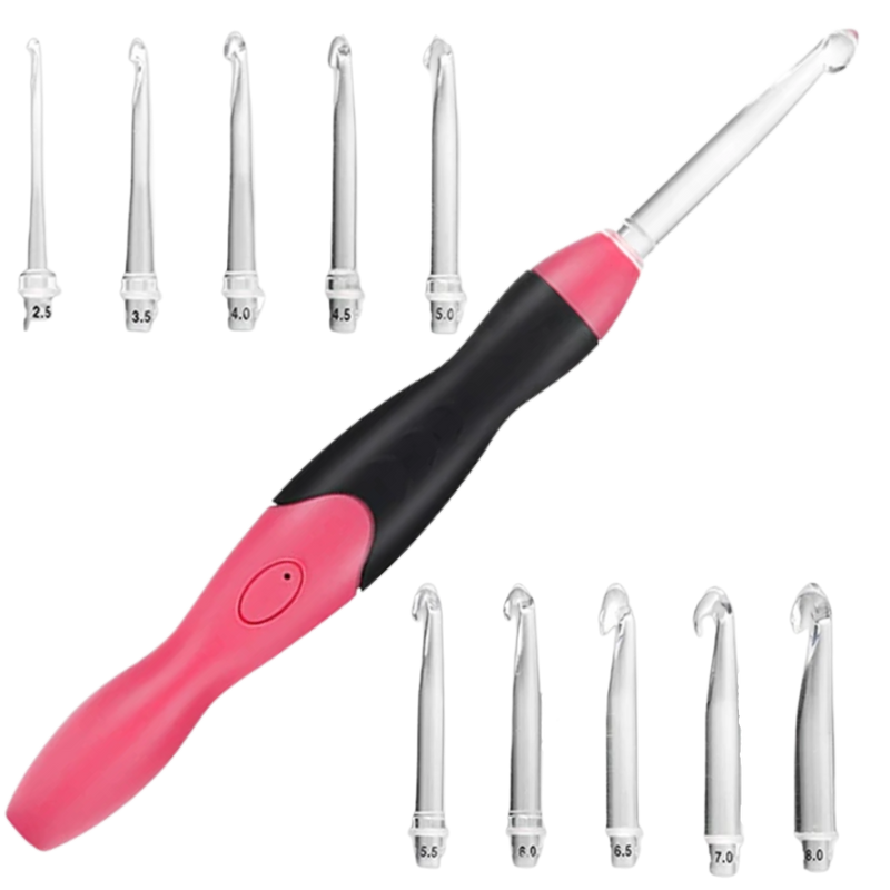 Ensemble de crochets ergonomiques à LED