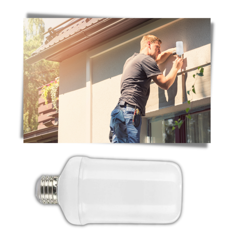 Lampe LED effet flamme