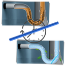 Lot de 12 bâtonnets de nettoyage pour évier