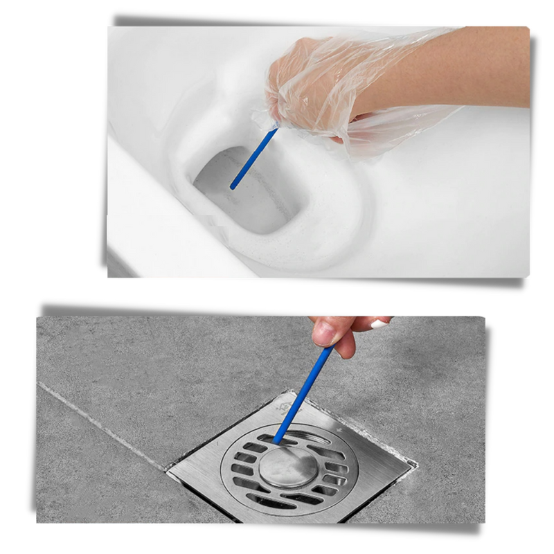 Lot de 12 bâtonnets de nettoyage pour évier
