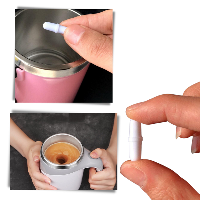 Lot de 5 agitateurs magnétiques pour tasse