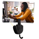 Porte-clé adhésif mural