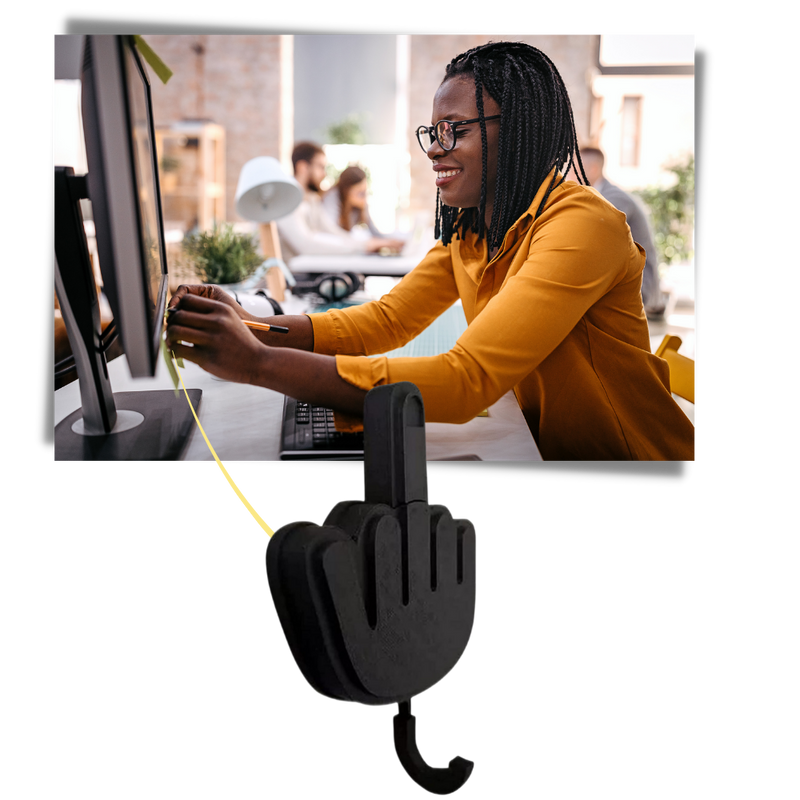 Porte-clé adhésif mural