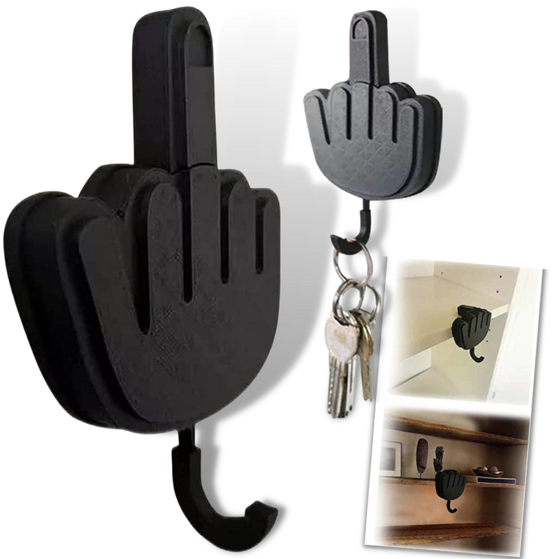 Porte-clé adhésif mural