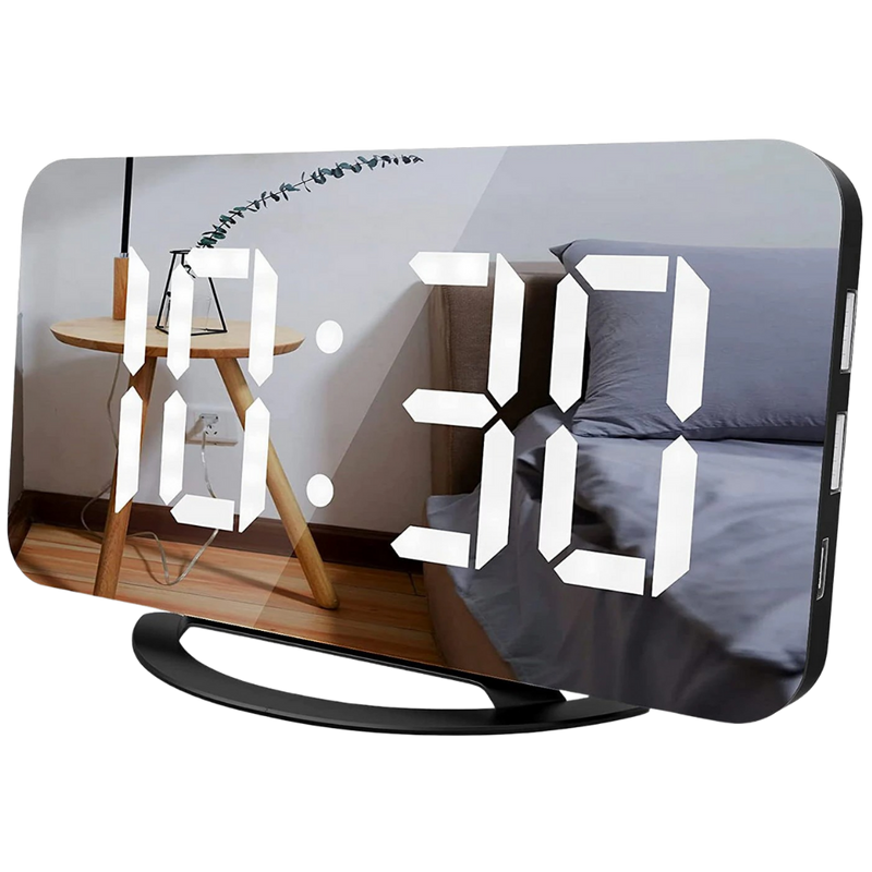 Miroir-réveil numérique multifonctionnel