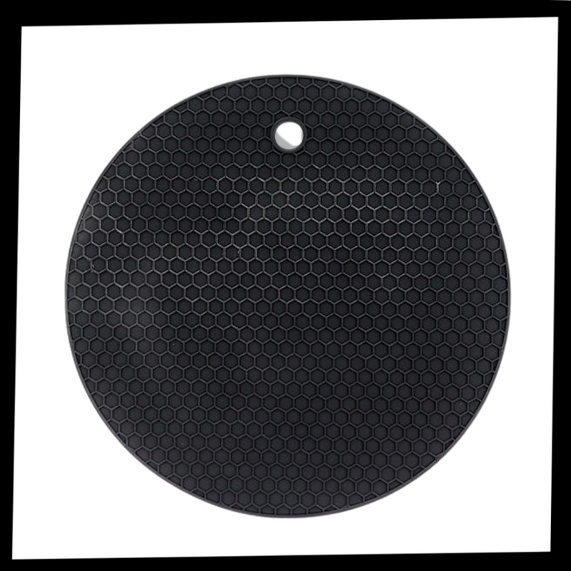 Sous-verre porte-pot en silicone