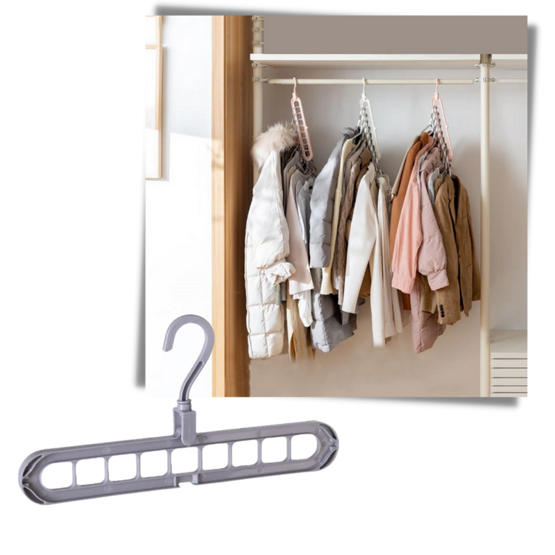 Lot de 2 cintres gain de place