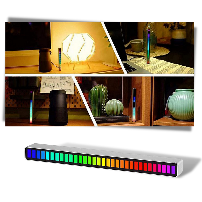 Lumière d'ambiance musicale à LED