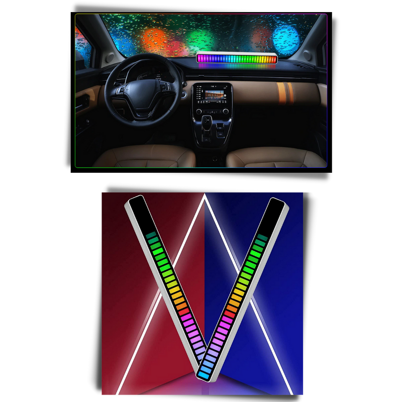 Lumière d'ambiance musicale à LED