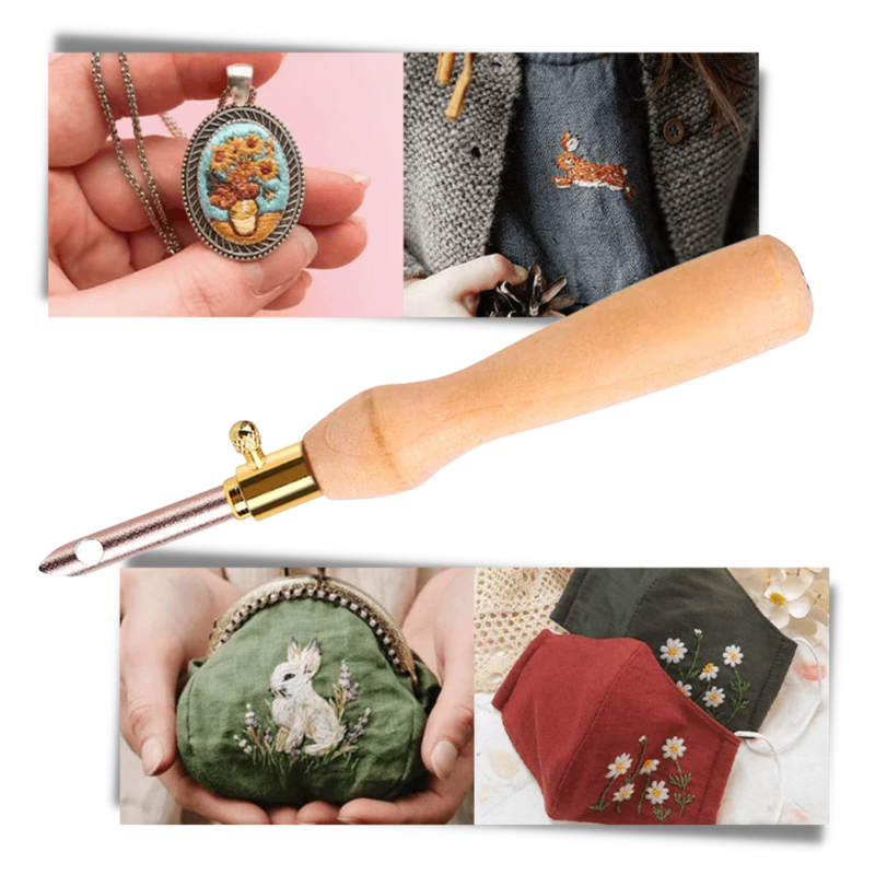 Kit d'aiguilles de broderie