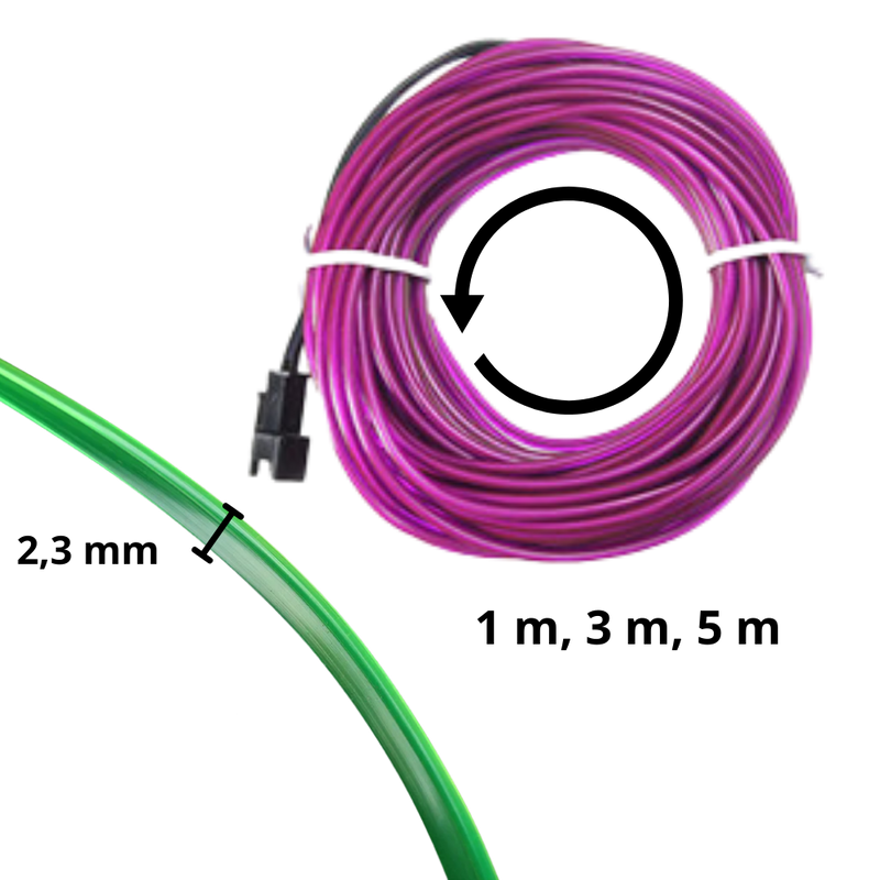 Fil LED néon coloré