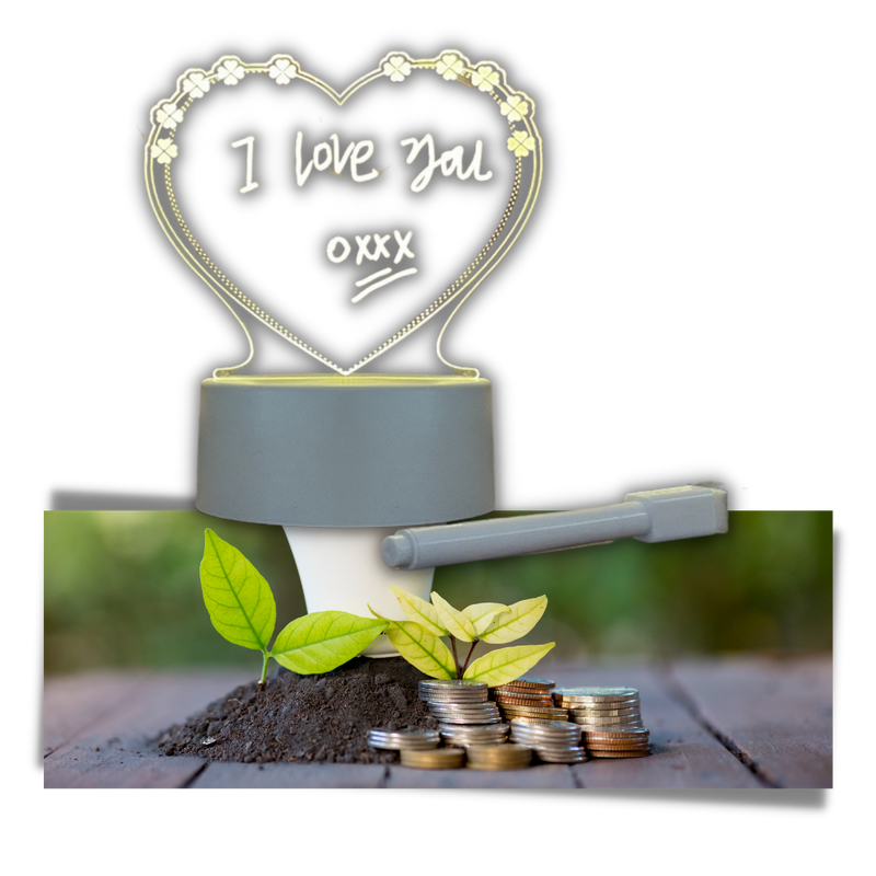 Tableau d'affichage LED avec stylo