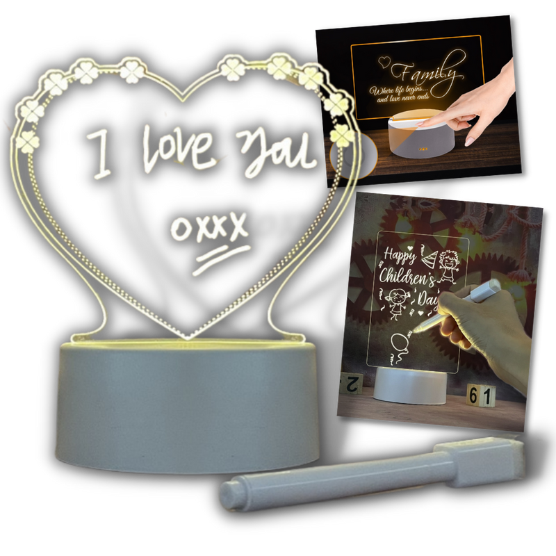 Tableau d'affichage LED avec stylo