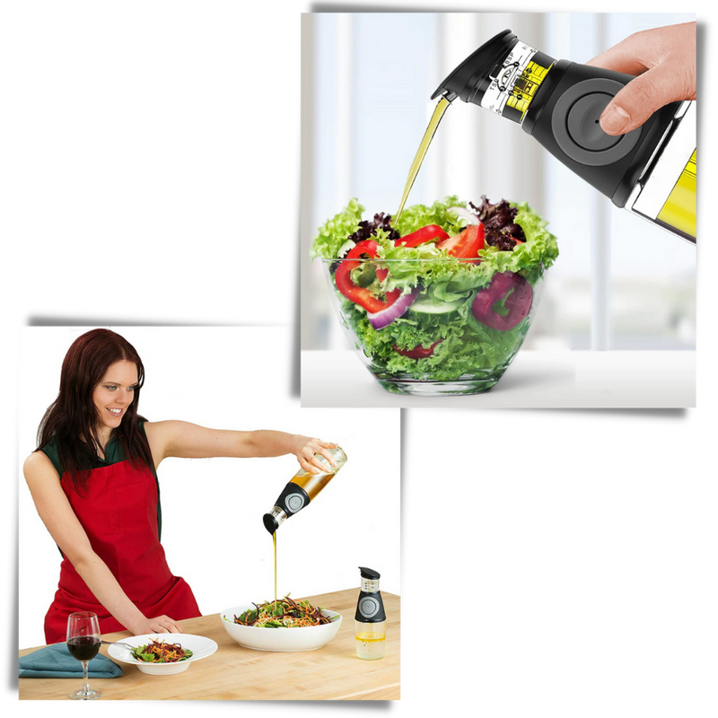 Bouteille distributrice d'huile de cuisine