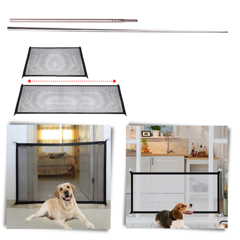 Clôture en maille pour chiens