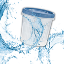 Récipient alimentaire empilable avec égouttoir