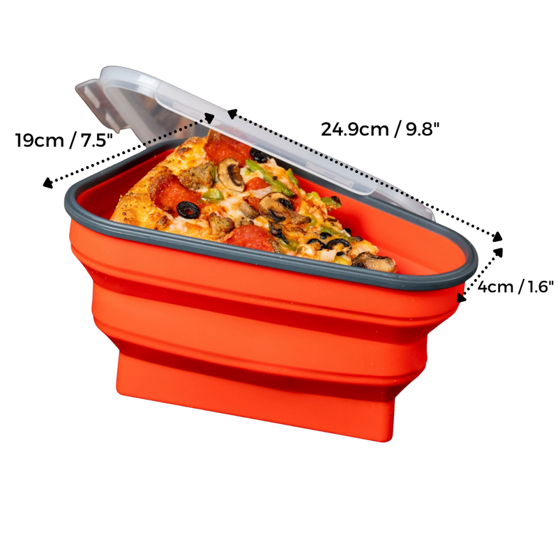 Boite extensible de conservation de pizza