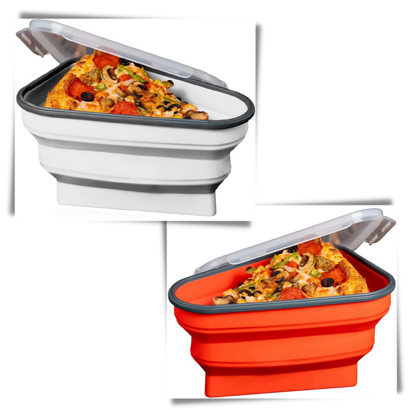 Boite extensible de conservation de pizza